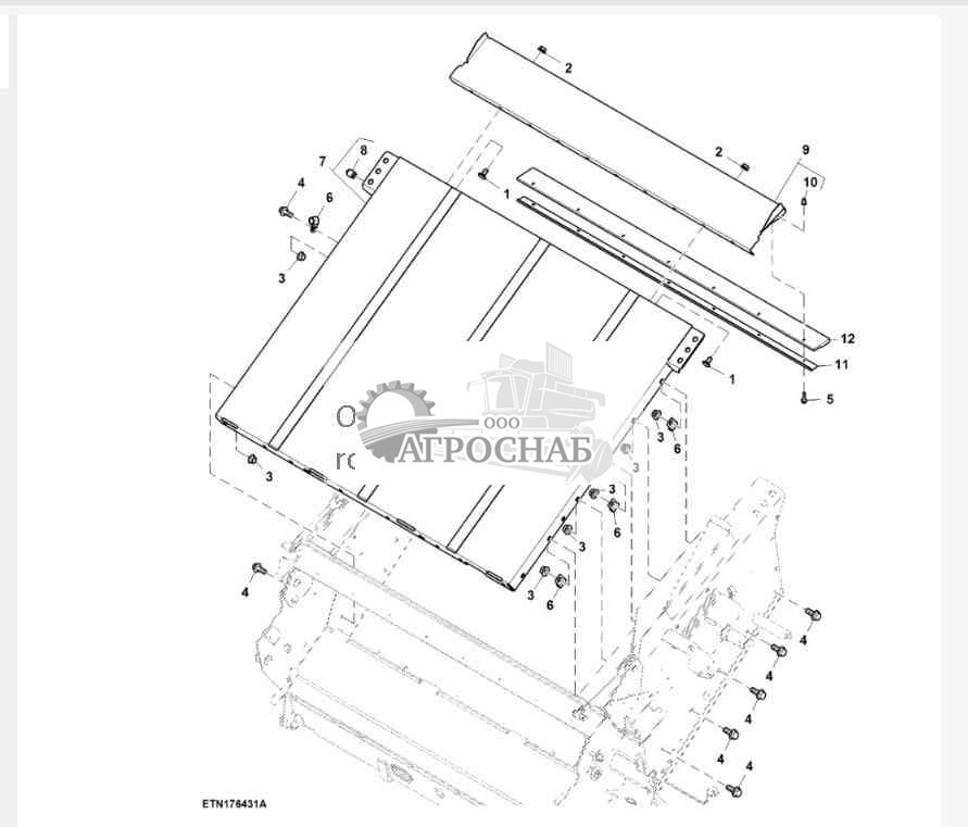 Днище питателя 